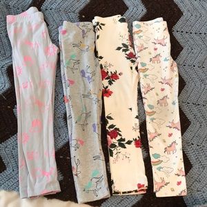 Toddle girls leggings! 4 pair for a great price!